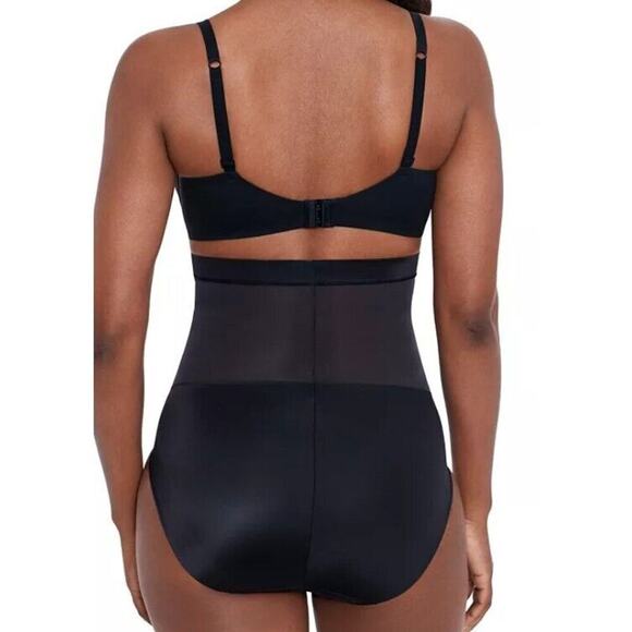 Miraclesuit M Shapewear Core Contour Hi-Waist Brief 2595 Black NEW - Picture 2 of 6